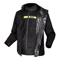 LS2 Riva Men's Jacket - Light Grey / Hi-Vis Orange (L) LS2A64100S0108LRG#