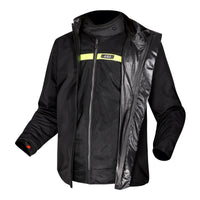 LS2 Riva Men's Jacket - Black / Dark Grey / Red (M) LS2A64100S0112MED#