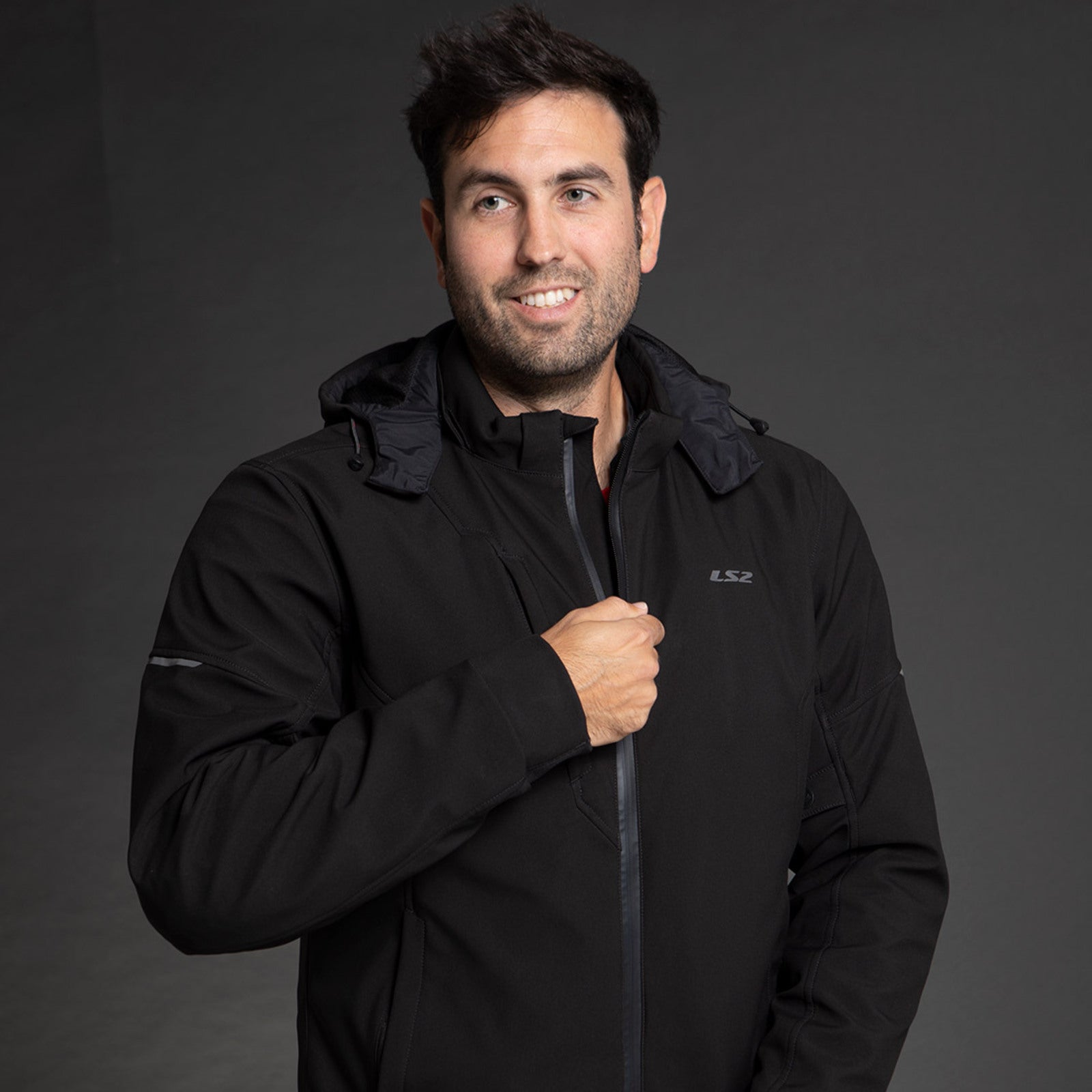 LS2 Bolton Men's Jacket - Black (M) LS2A64240W0112MED#