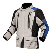 LS2 Narvik Men's Jacket - Blue / Black / Grey / Red (S) LS2A64250W0132SM#