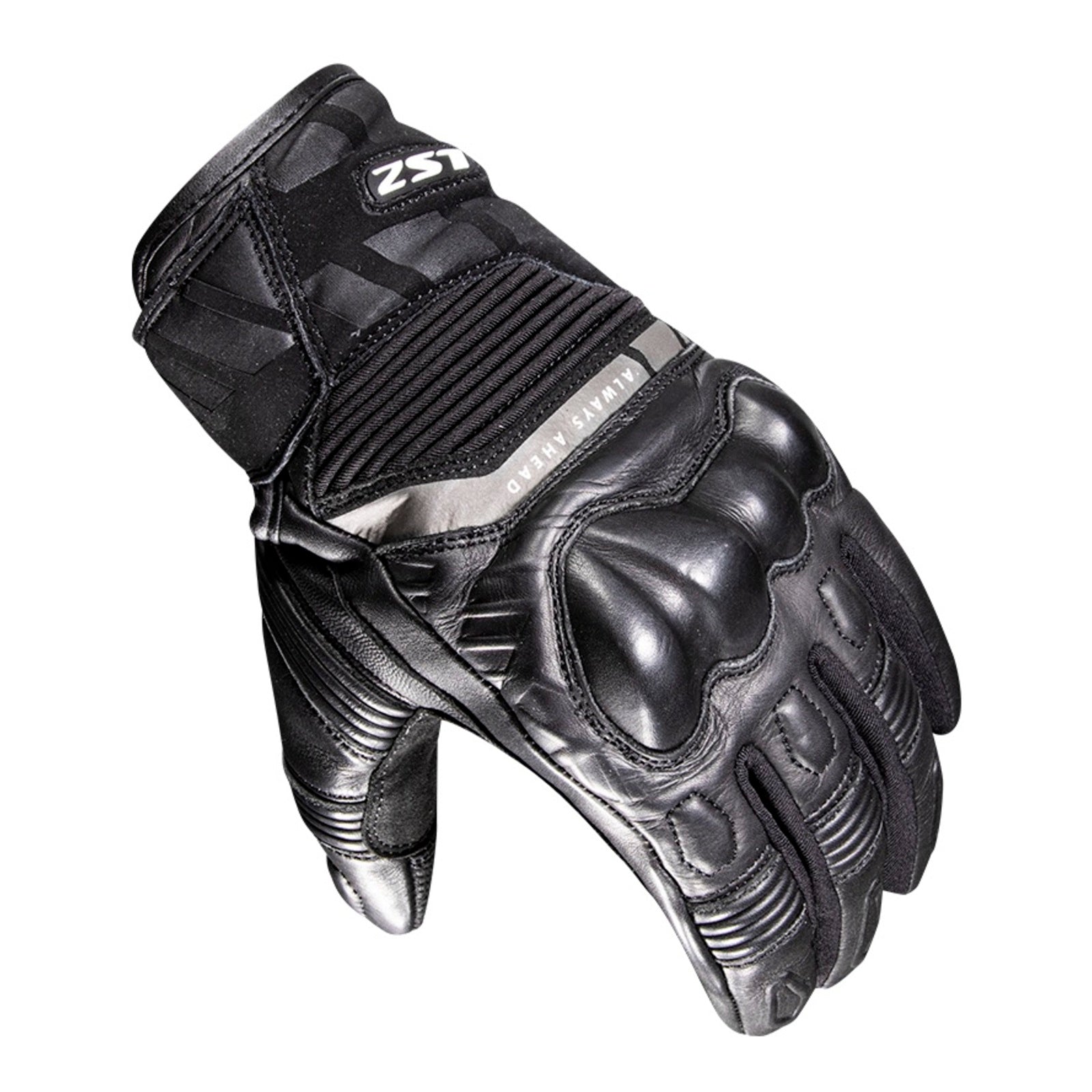 LS2 Octane Men's Waterproof Leather Gloves - Black (L) LS2A70070W0112LRG#