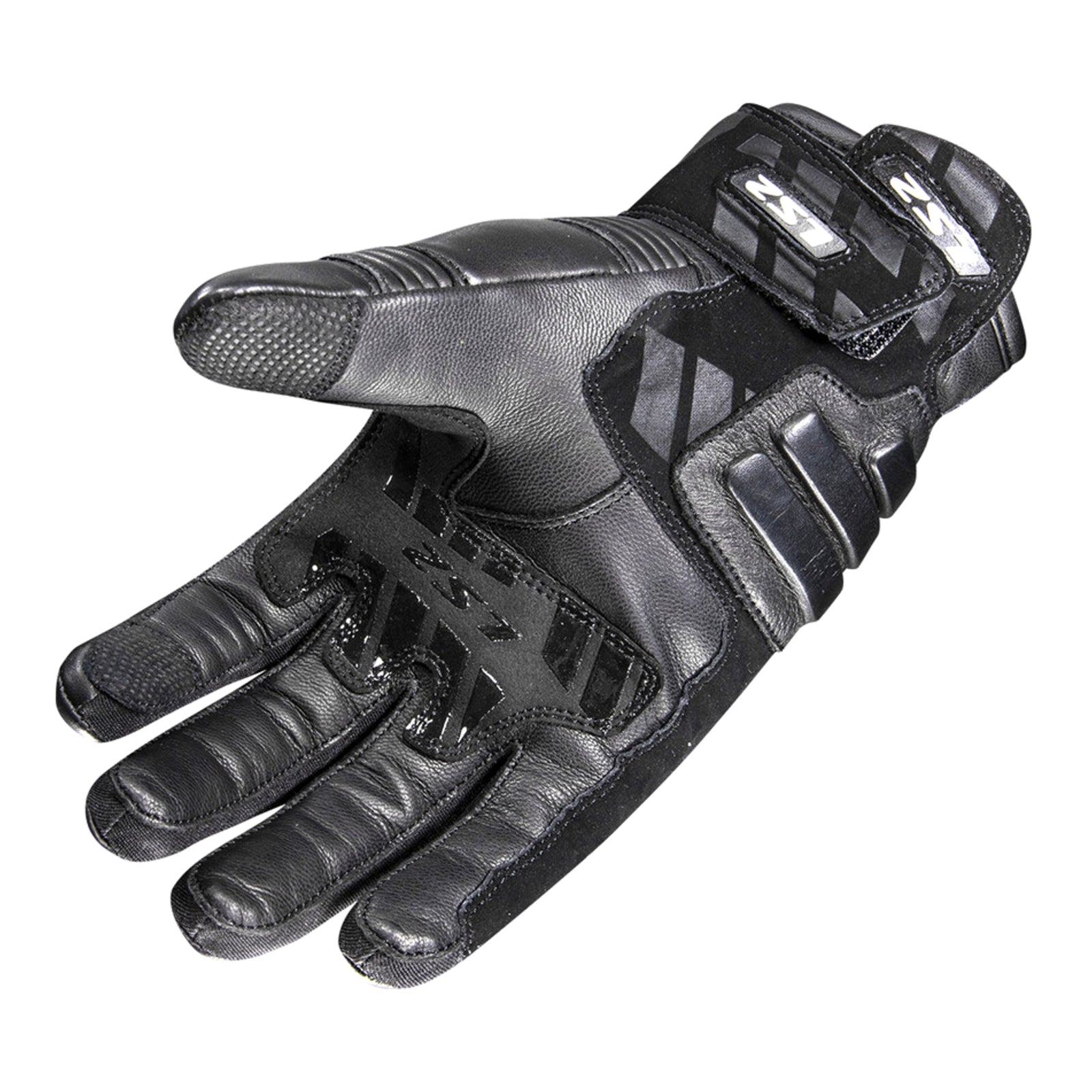 LS2 Octane Men's Waterproof Leather Gloves - Black (S) LS2A70070W0112SM#
