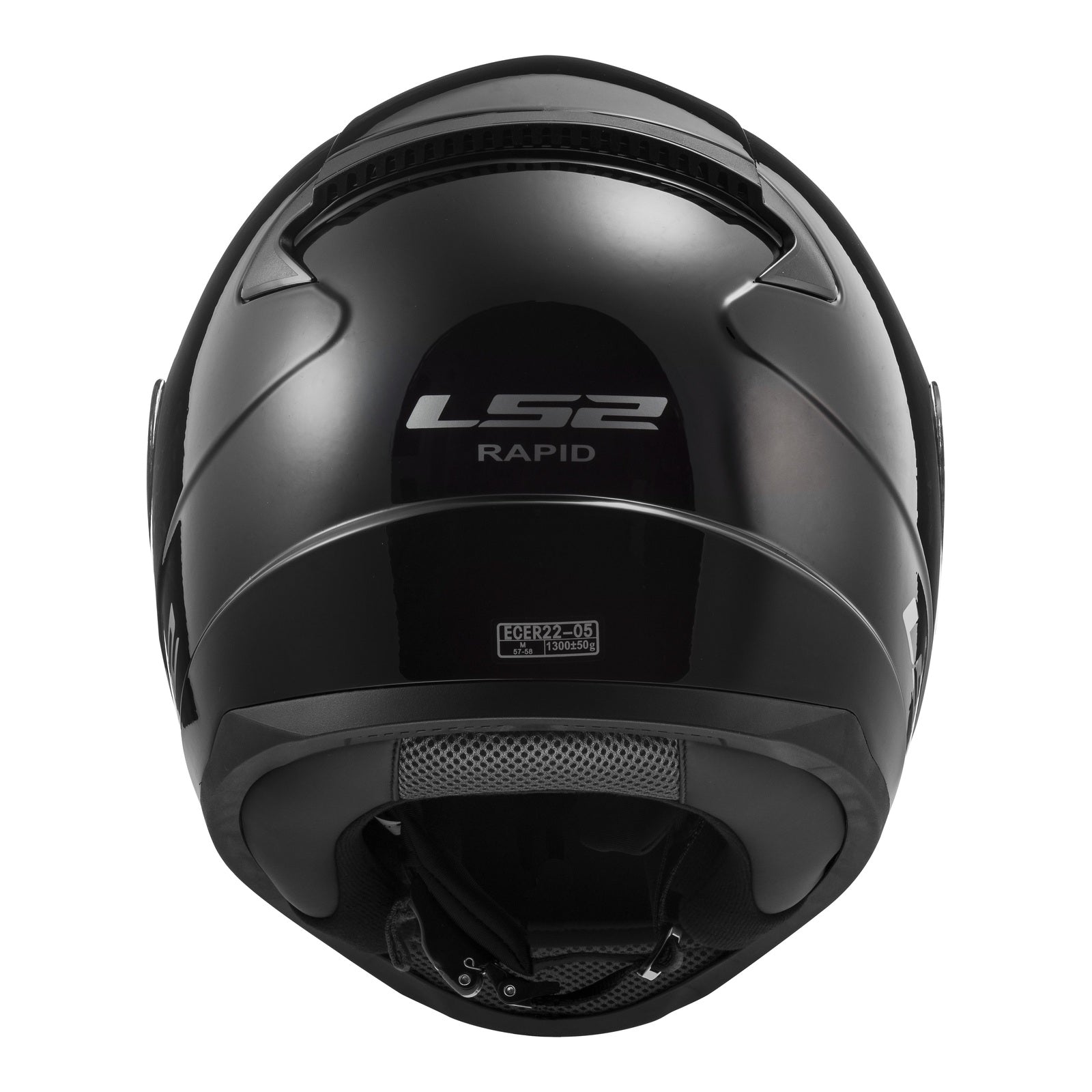 LS2 FF353 Rapid II (XS) - Gloss Black 06 LS2FF3532BLKXS#