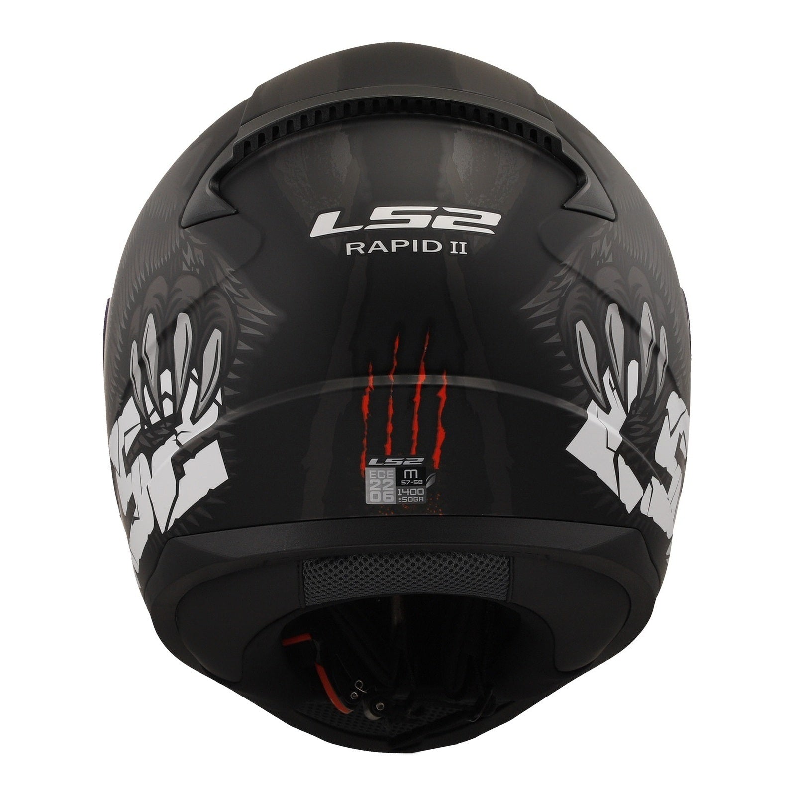 LS2 FF353 Rapid II (2XL) Claw - Black 06 LS2FF3532CLB2XL#