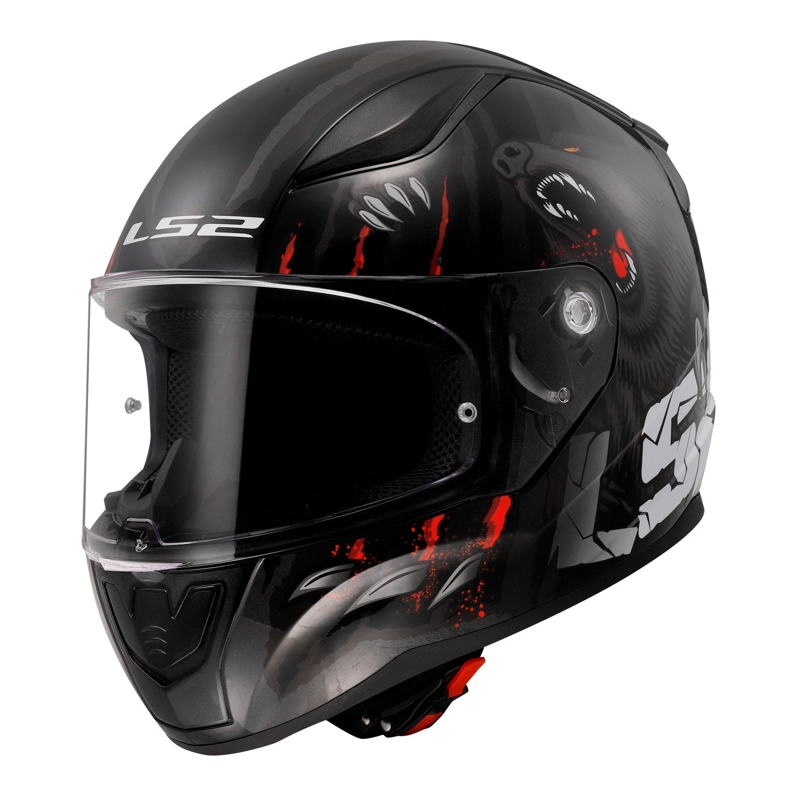 LS2 FF353 Rapid II (S) Claw - Black 06 LS2FF3532CLBS#