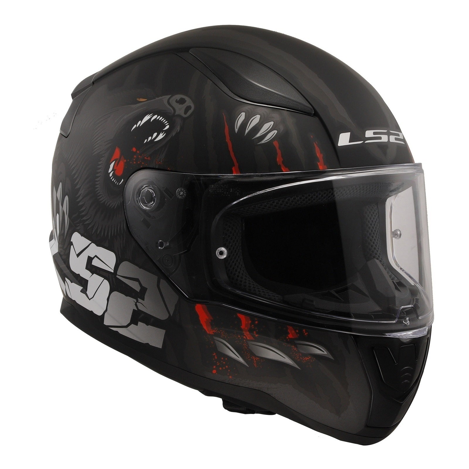 LS2 FF353 Rapid II (S) Claw - Black 06 LS2FF3532CLBS#