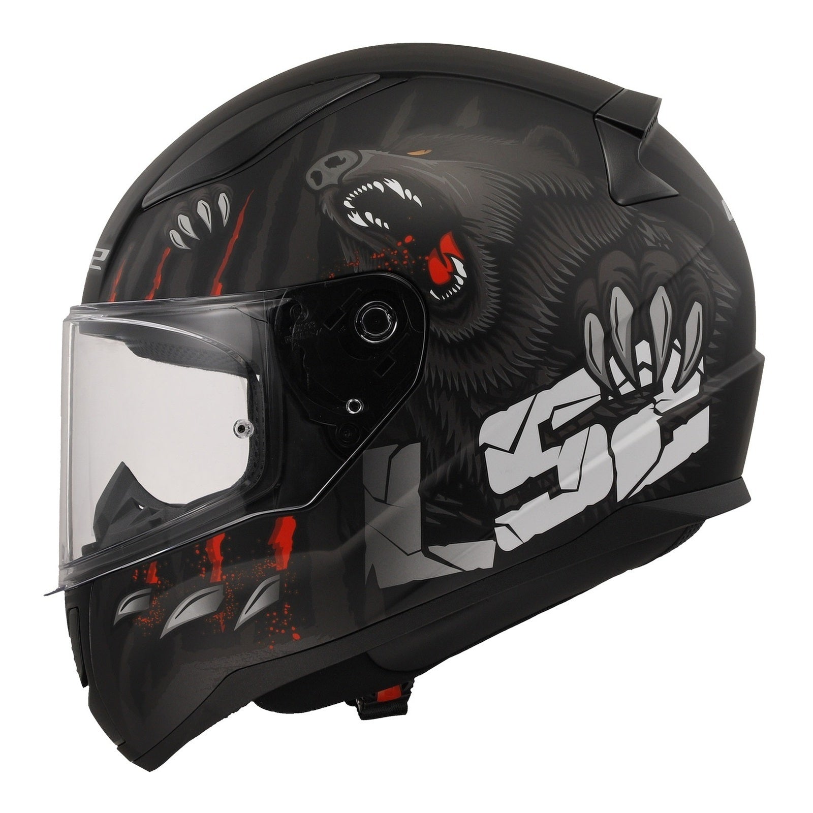 LS2 FF353 Rapid II (XS) Claw - Black 06 LS2FF3532CLBXS#