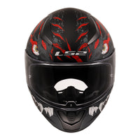 LS2 FF353 Rapid II (M) Kaiju - Matte Black / Red / White 06 LS2FF3532KAIJUM#
