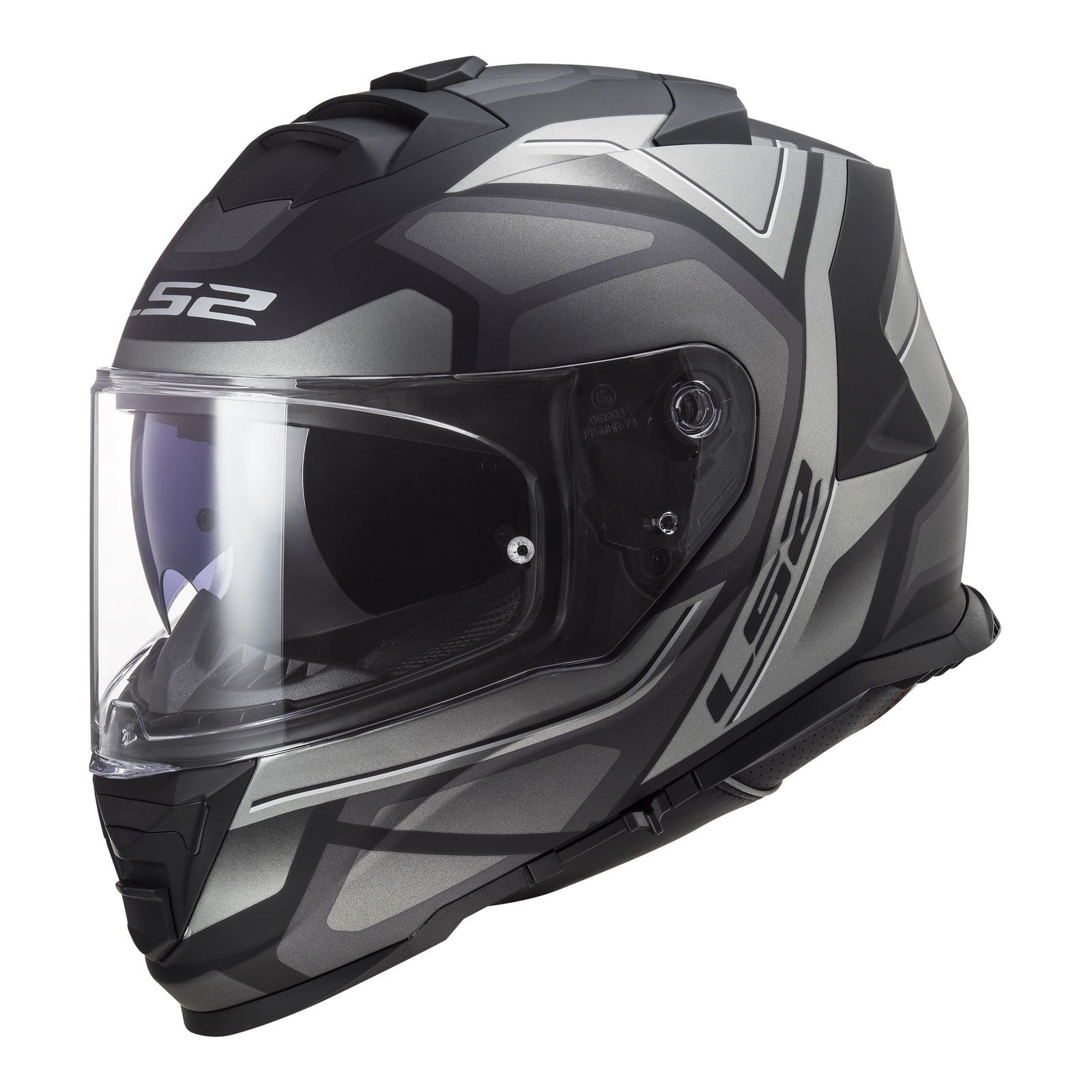 LS2 FF800 Storm II (L) Faster - Matte Titanium 06 LS2FF8002FASMTIL#