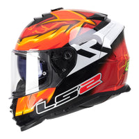 LS2 FF800 Storm II (XS) Rinaldi Replica - Orange 06 LS2FF8002RINAXS#