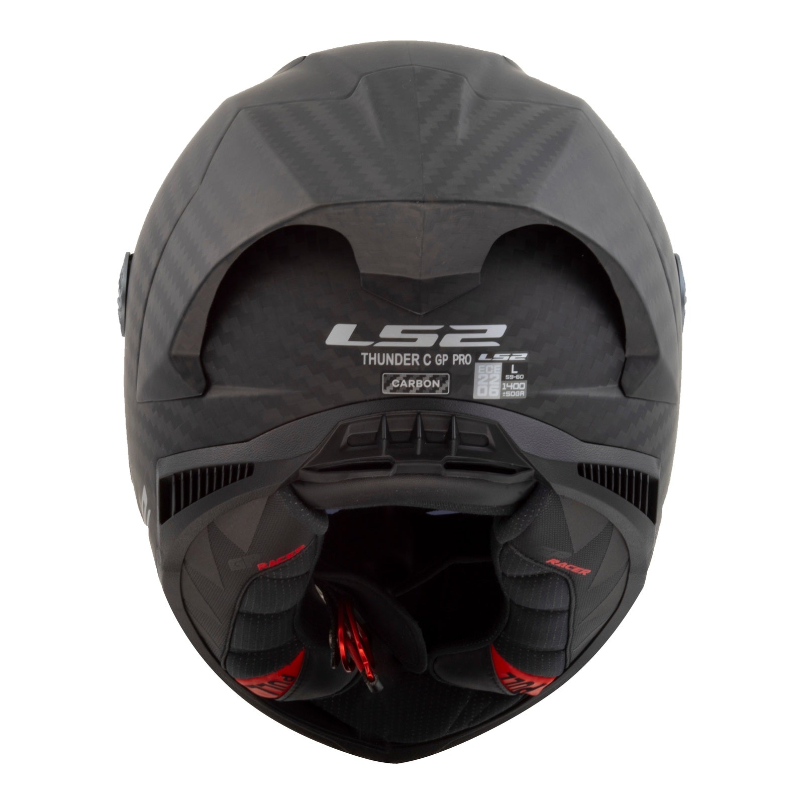 LS2 FF805 Thunder GP Pro (FIM) Helmet - Matte Black (S) LS2FF805BLKCGPS#