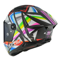 LS2 FF805 Thunder Carbon GP Aero Flash Helmet (M) - Black LS2FF805FBM#