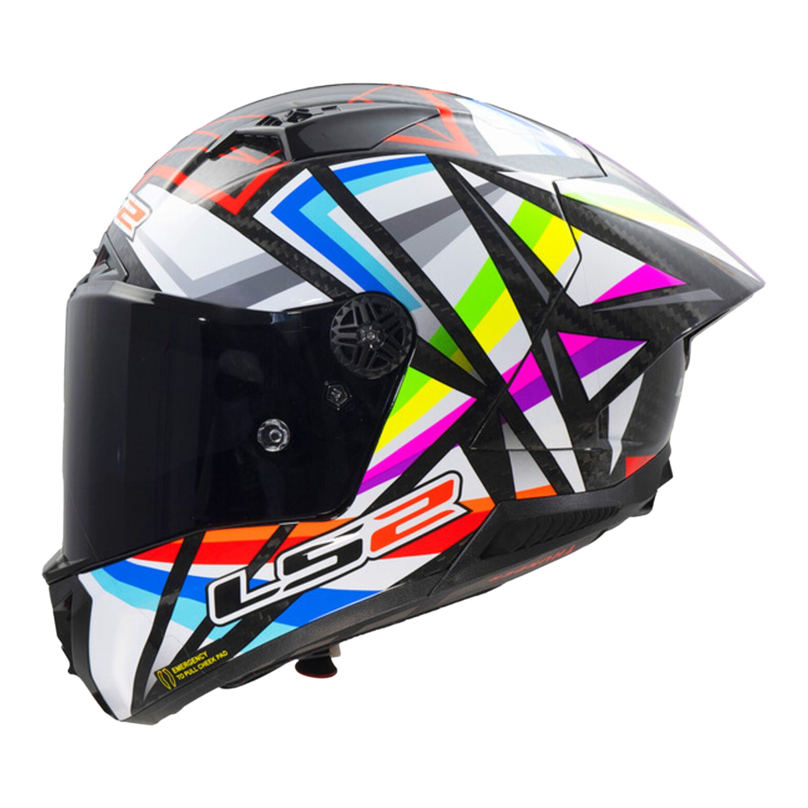 LS2 FF805 Thunder GP Pro (FIM) Helmet - Flash (XL) LS2FF805GPFLAXL#