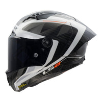 LS2 FF805 Thunder GP Aero Raute Helmet (2XL) - White / Grey LS2FF805GPRWHGR2XL#