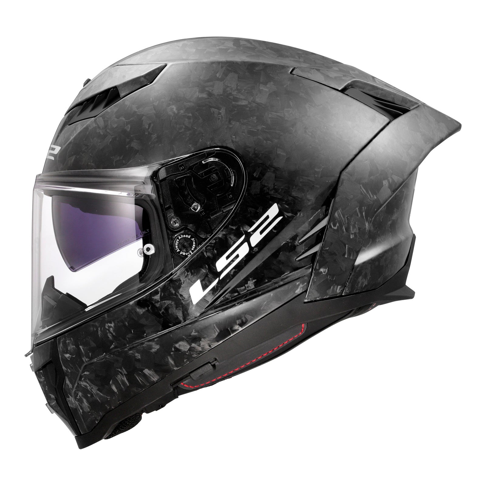 LS2 FF807 Dragon Forged Helmet - Gloss Carbon 06  (S) LS2FF807CARBFRGS#
