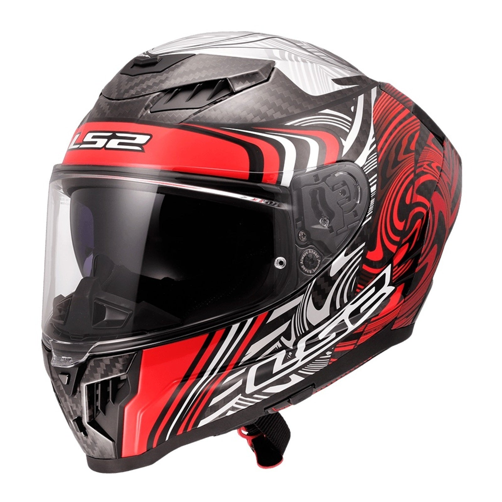 LS2 FF807 Dragon Enthum - Black / Red (M) 06 LS2FF807ENBRM#