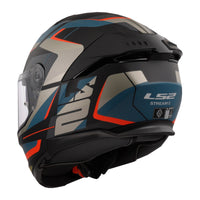 LS2 FF808 Stream II Road Helmet - Matte Black / Blue (L) 06 LS2FF8082ROADL#