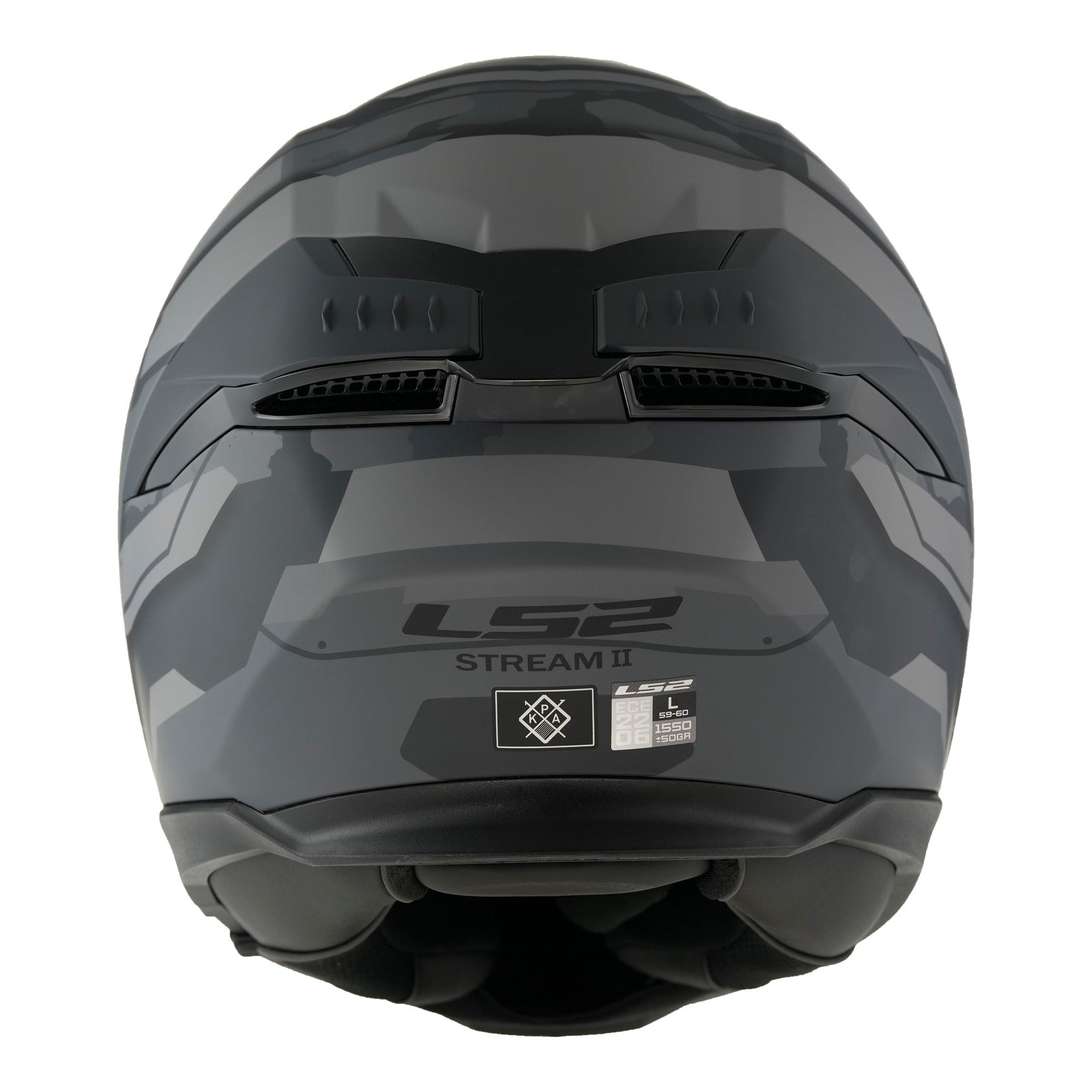 LS2 FF808 Stream II (L) Shadow - Matte Titanium / Grey 06 LS2FF8082SMTGL#