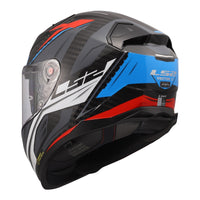 LS2 FF811 Vector II Carbon Savage Helmet - White / Blue / Red (2XL) LS2FF811CSWBR2XL#