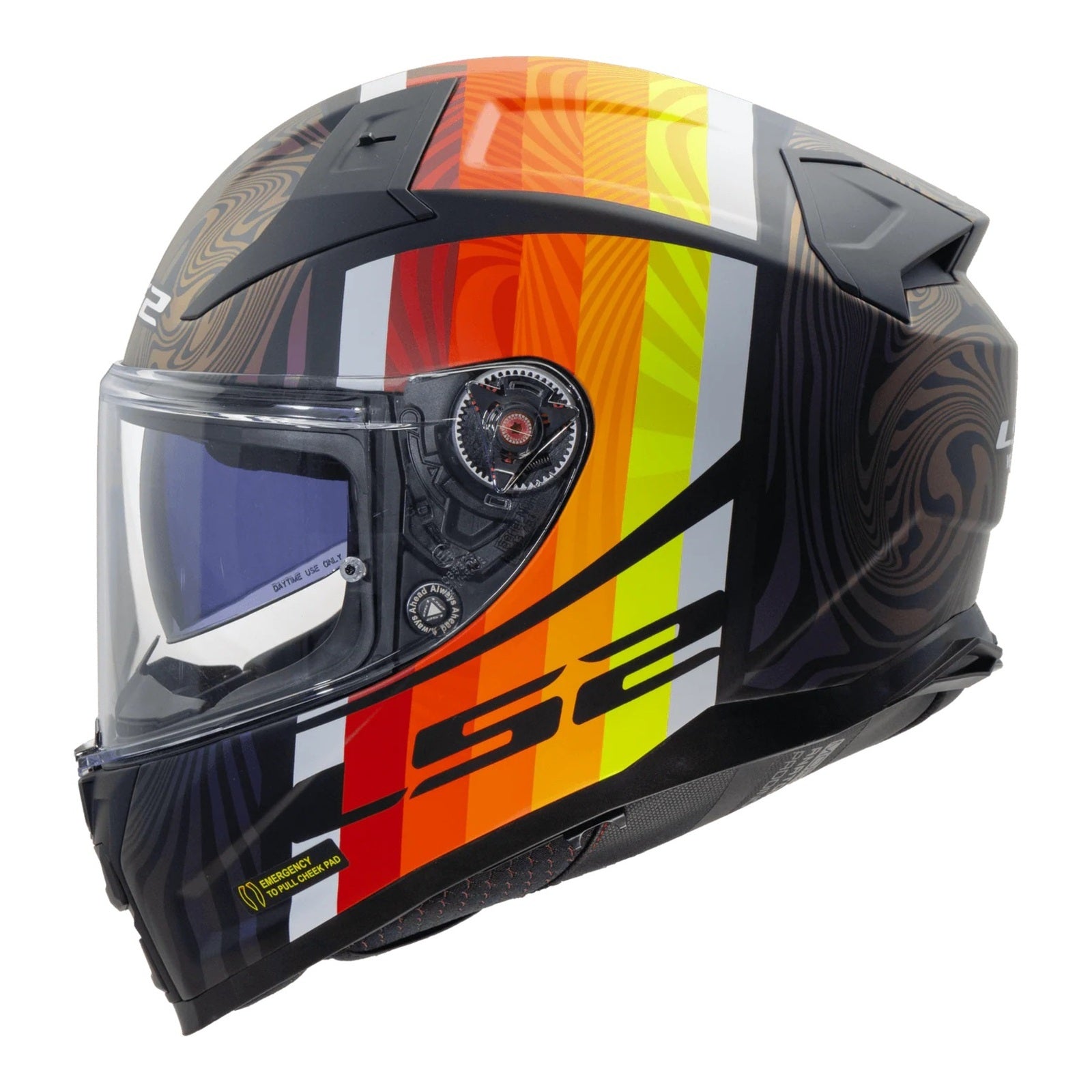 LS2 FF811 Vector II Freedom Helmet - Matte Black / Chameleon (XS) LS2FF811FMBCXS#