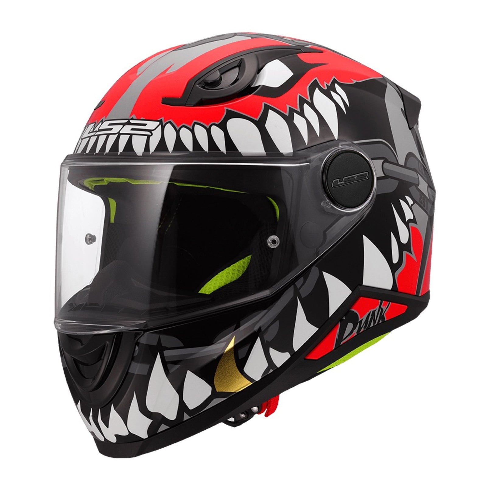 LS2 FF812 KID Helmet - Punk Grey / Red (S) LS2FF812PGRS#