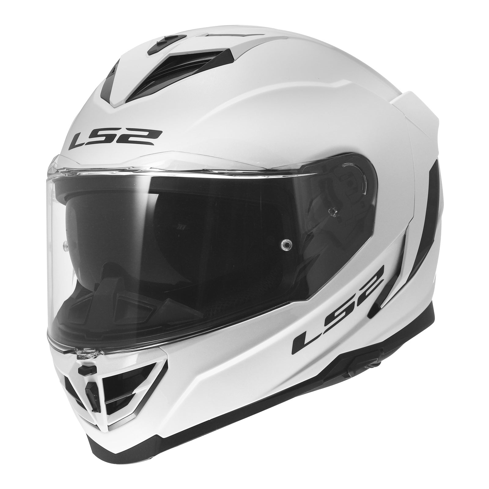LS2 FF818 Storm III Solid Helmet - Gloss White (L) LS2FF818GWL#