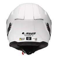 LS2 FF818 Storm III Solid Helmet - Gloss White (M) LS2FF818GWM#
