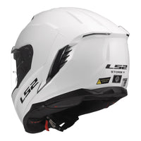 LS2 FF818 Storm III Solid Helmet - Gloss White (XL) LS2FF818GWXL#