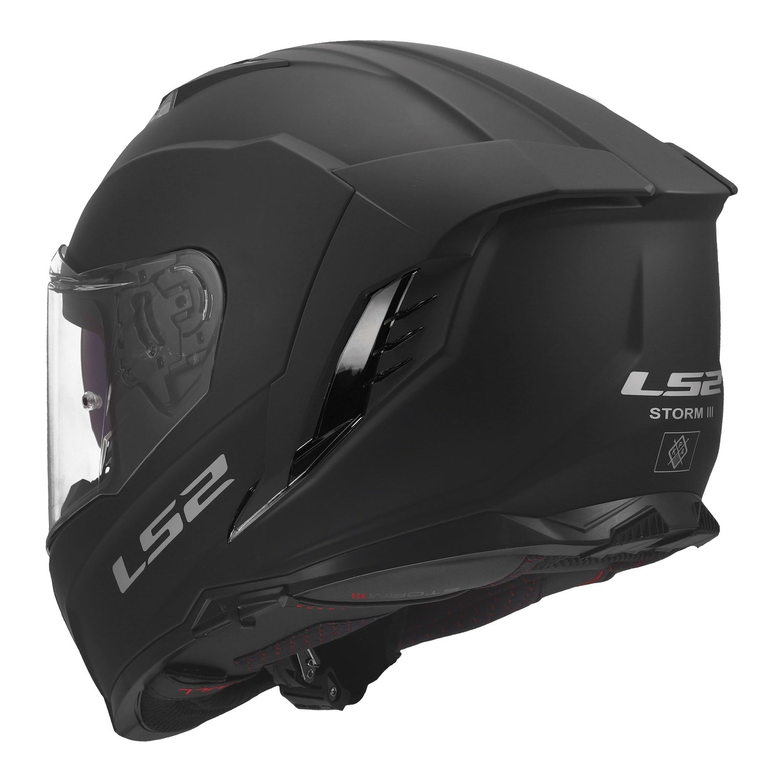 LS2 FF818 Storm III Solid Helmet - Matte Black (2XL) LS2FF818MB2XL#