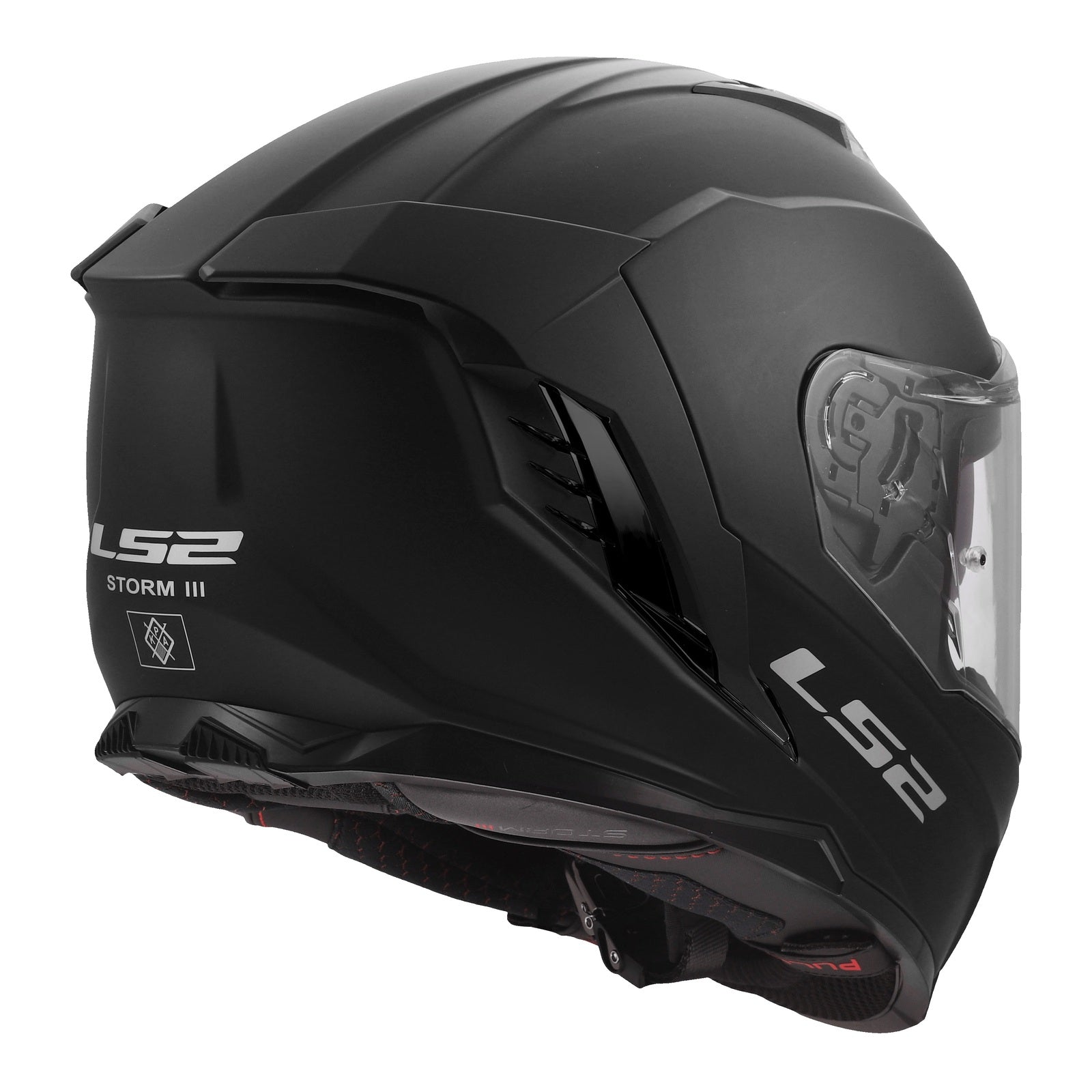 LS2 FF818 Storm III Solid Helmet - Matte Black (XS) LS2FF818MBXS#