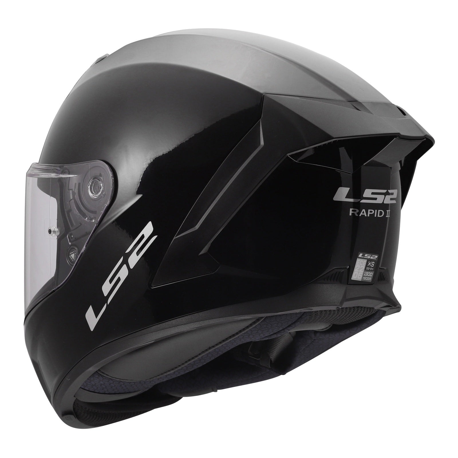 LS2 FF820 Rapid III Solid Helmet – Gloss Black (XL) LS2FF820GBXL#