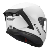 LS2 FF820 Rapid III Solid Helmet – Gloss White (M) LS2FF820GWM#