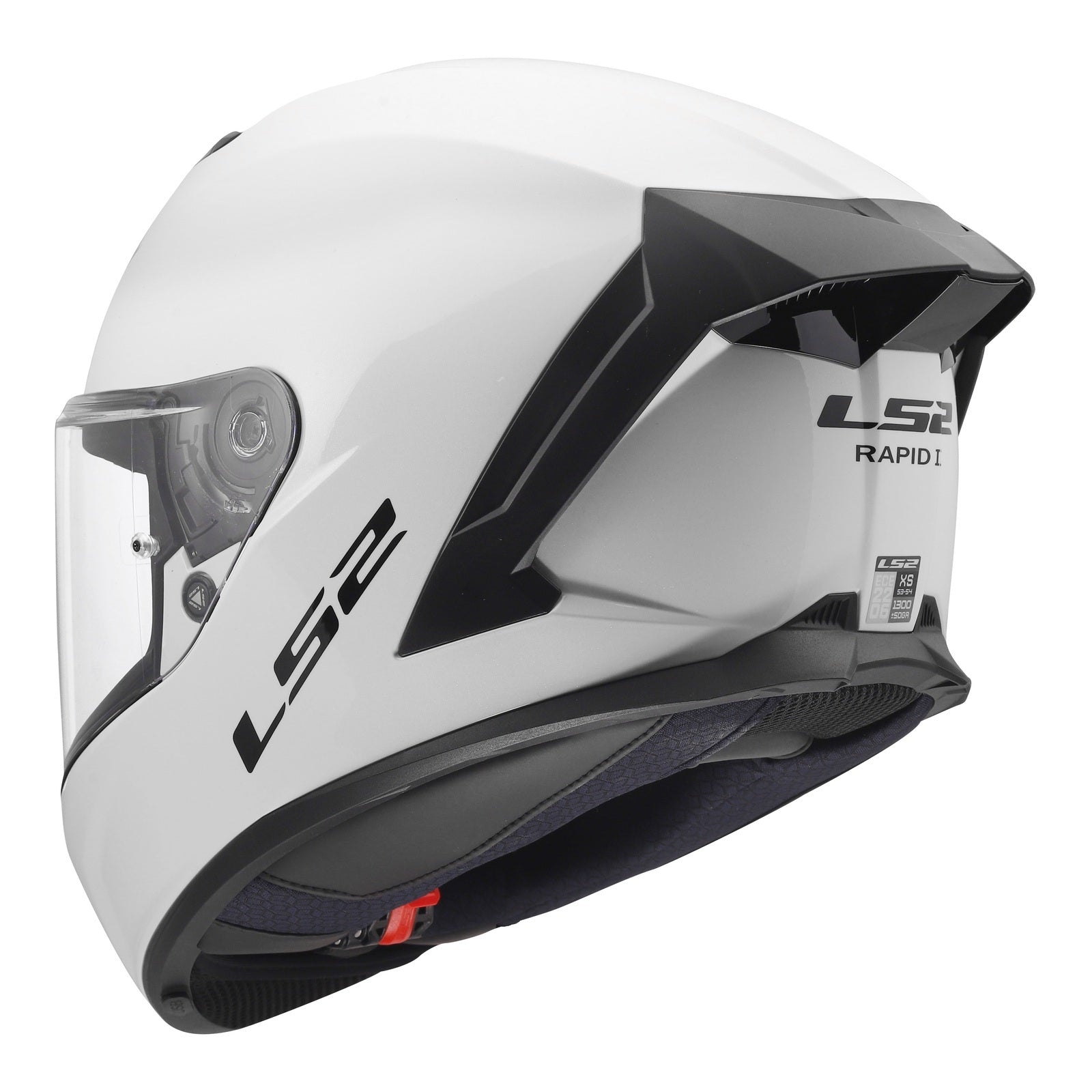 LS2 FF820 Rapid III Solid Helmet – Gloss White (XL) LS2FF820GWXL#
