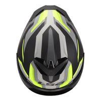 LS2 FF820 Rapid III Hyper Helmet – Black / Hi-Vis Yellow (2XL) LS2FF820HBHY2XL#