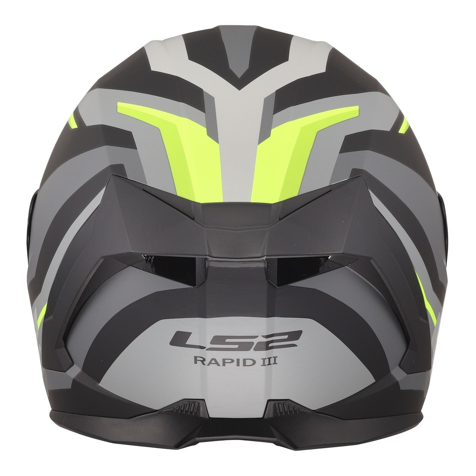 LS2 FF820 Rapid III Hyper Helmet – Black / Hi-Vis Yellow (M) LS2FF820HBHYM#