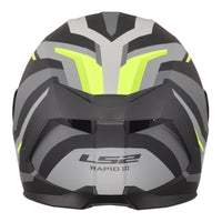 LS2 FF820 Rapid III Hyper Helmet – Black / Hi-Vis Yellow (M) LS2FF820HBHYM#