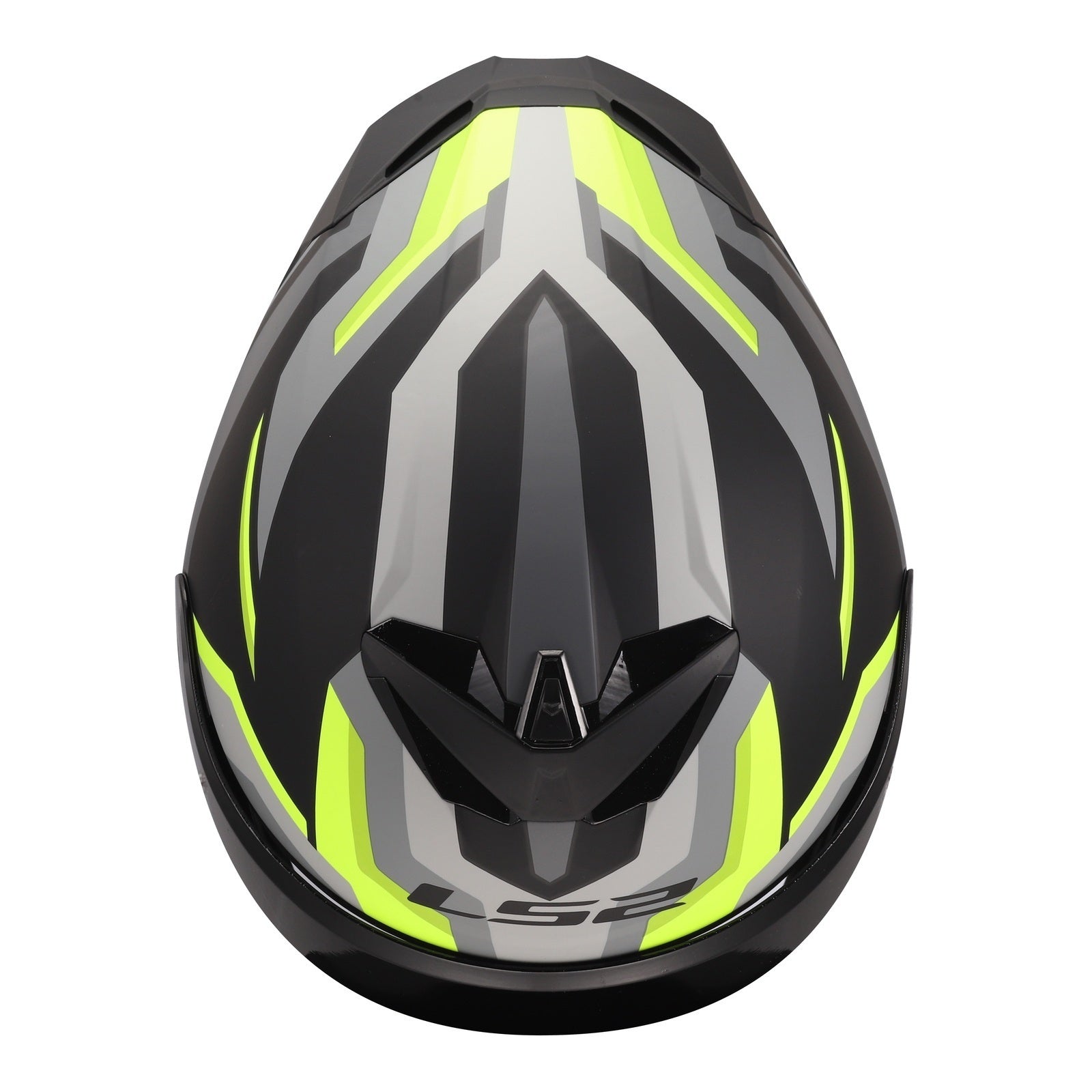 LS2 FF820 Rapid III Hyper Helmet – Black / Hi-Vis Yellow (M) LS2FF820HBHYM#