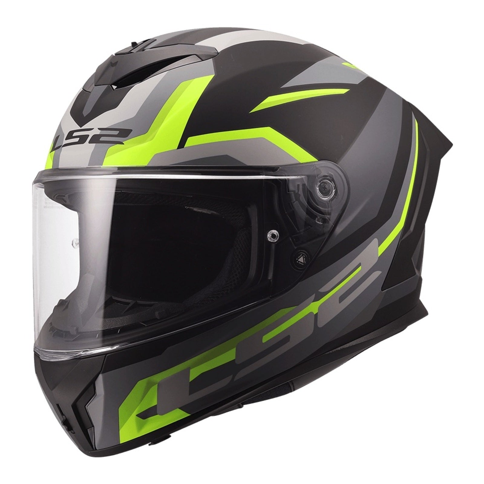 LS2 FF820 Rapid III Hyper Helmet – Black / Hi-Vis Yellow (S) LS2FF820HBHYS#