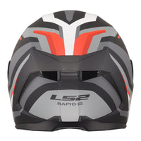 LS2 FF820 Rapid III Hyper Helmet – Black / Red (M) LS2FF820HBRM#