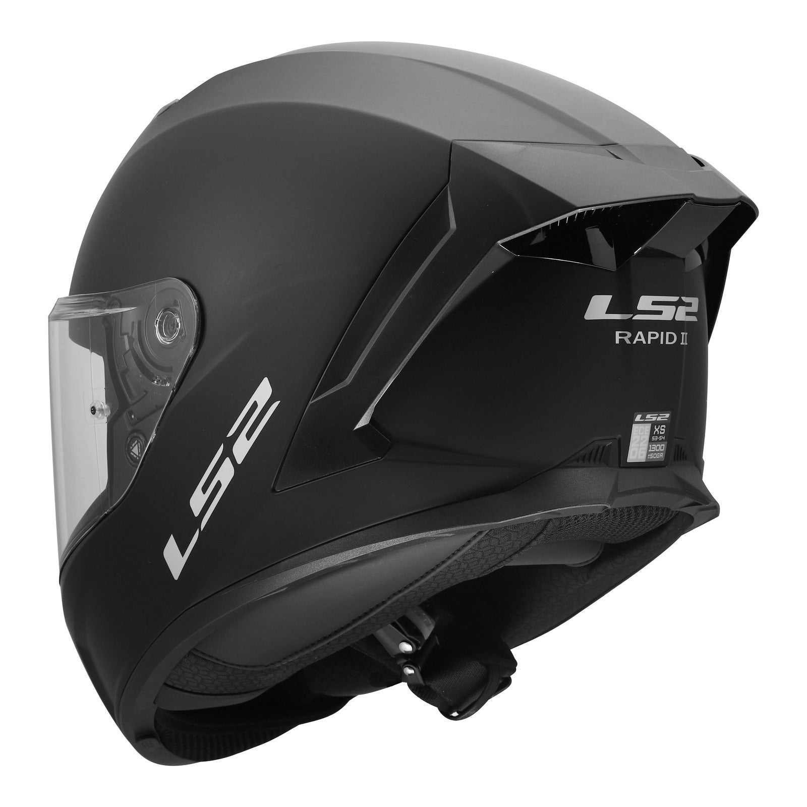 LS2 FF820 Rapid III Solid Helmet – Matte Black (M) LS2FF820MBM#