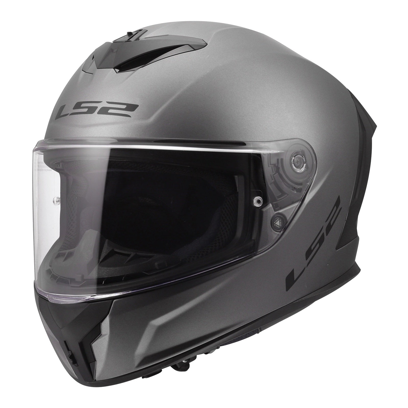 LS2 FF820 Rapid III Solid Helmet – Matte Titanium (L) LS2FF820MTL#