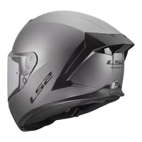 LS2 FF820 Rapid III Solid Helmet – Matte Titanium (L) LS2FF820MTL#