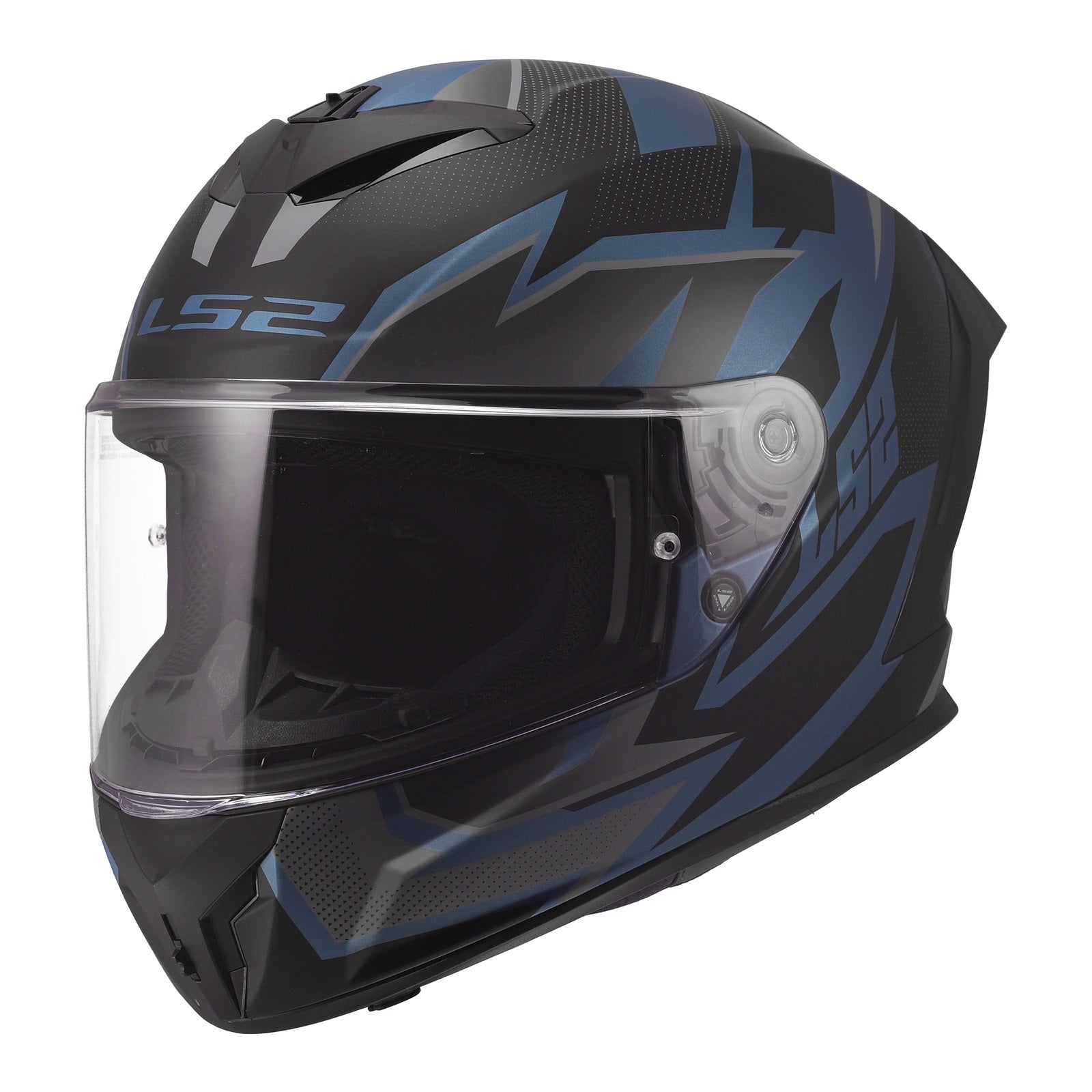 LS2 FF820 Rapid III Xtrem Helmet – Black / Blue / Petrol (2XL) LS2FF820XBBP2XL#
