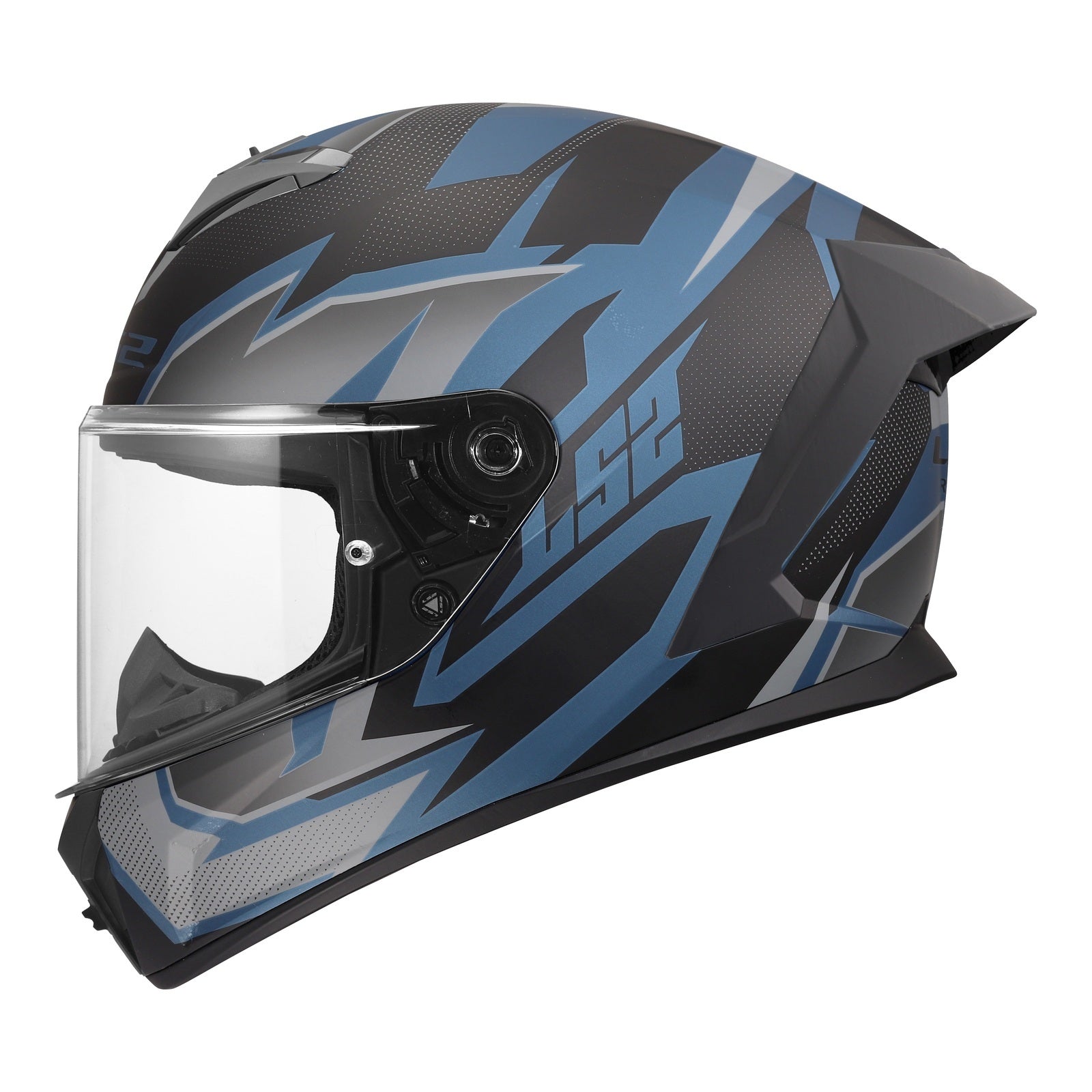 LS2 FF820 Rapid III Xtrem Helmet – Black / Blue / Petrol (S) LS2FF820XBBPS#