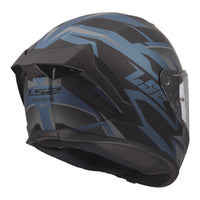 LS2 FF820 Rapid III Xtrem Helmet – Black / Blue / Petrol (S) LS2FF820XBBPS#