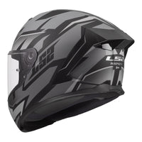LS2 FF820 Rapid III Xtrem Helmet – Black / Grey (2XL) LS2FF820XBG2XL#