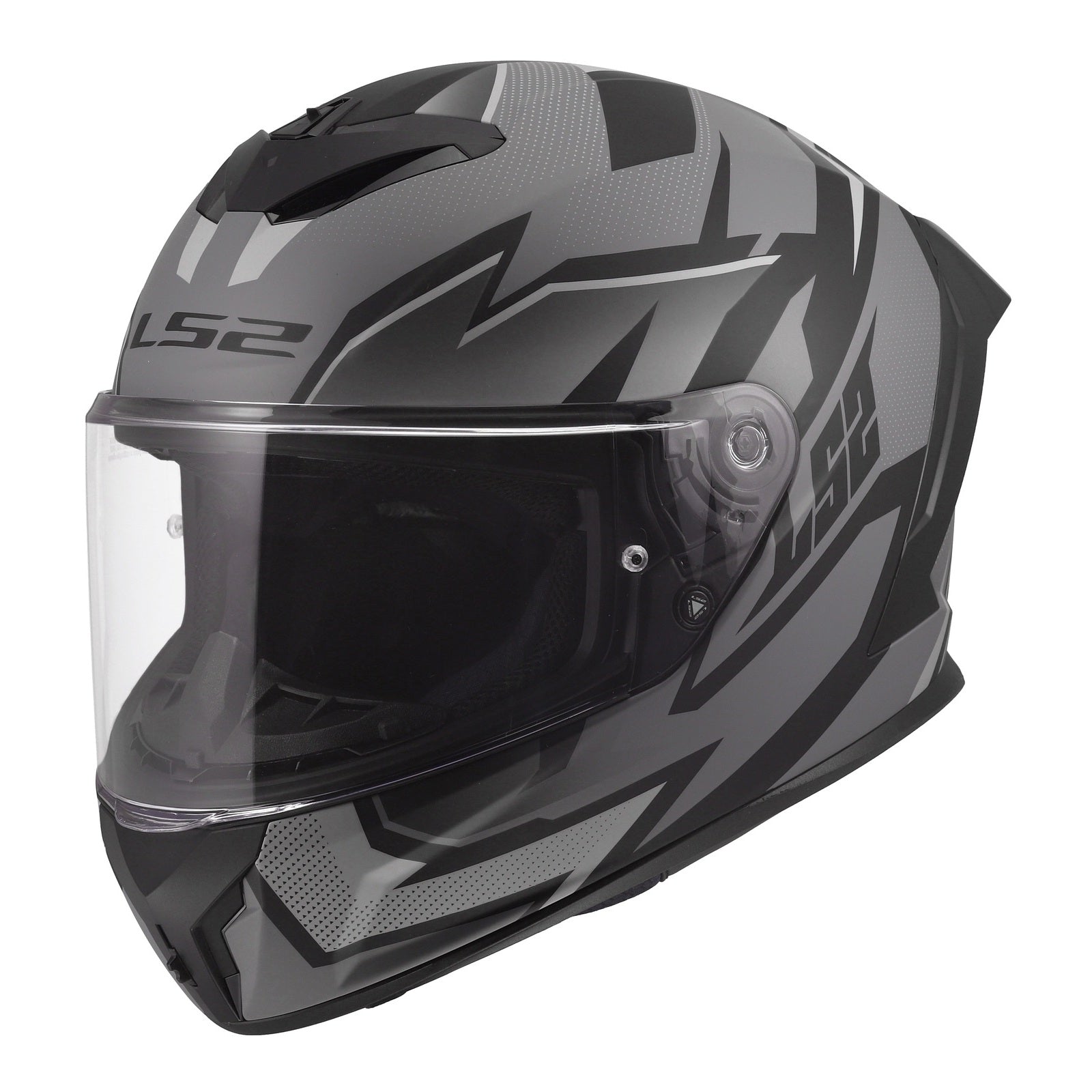 LS2 FF820 Rapid III Xtrem Helmet – Black / Grey (M) LS2FF820XBGM#