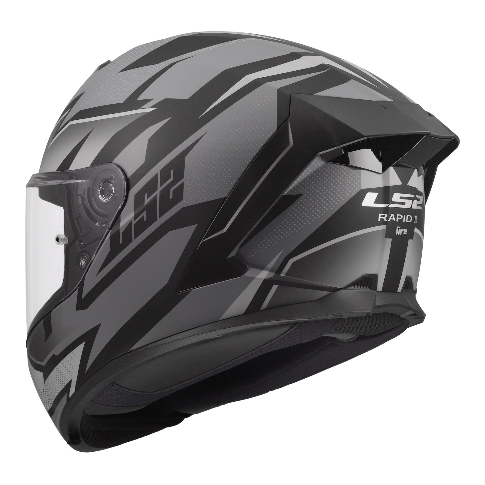 LS2 FF820 Rapid III Xtrem Helmet – Black / Grey (S) LS2FF820XBGS#