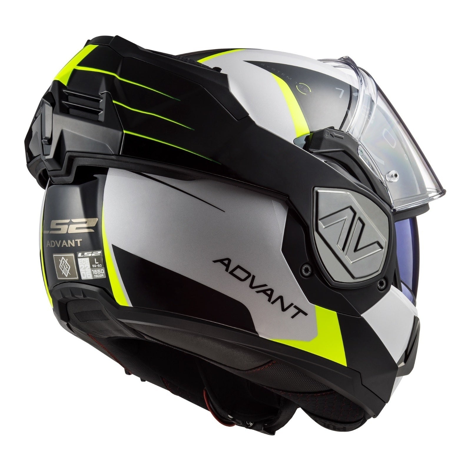 LS2 FF906 Advant (S) Codex - White / Black 06 LS2FF906WHTBKS#