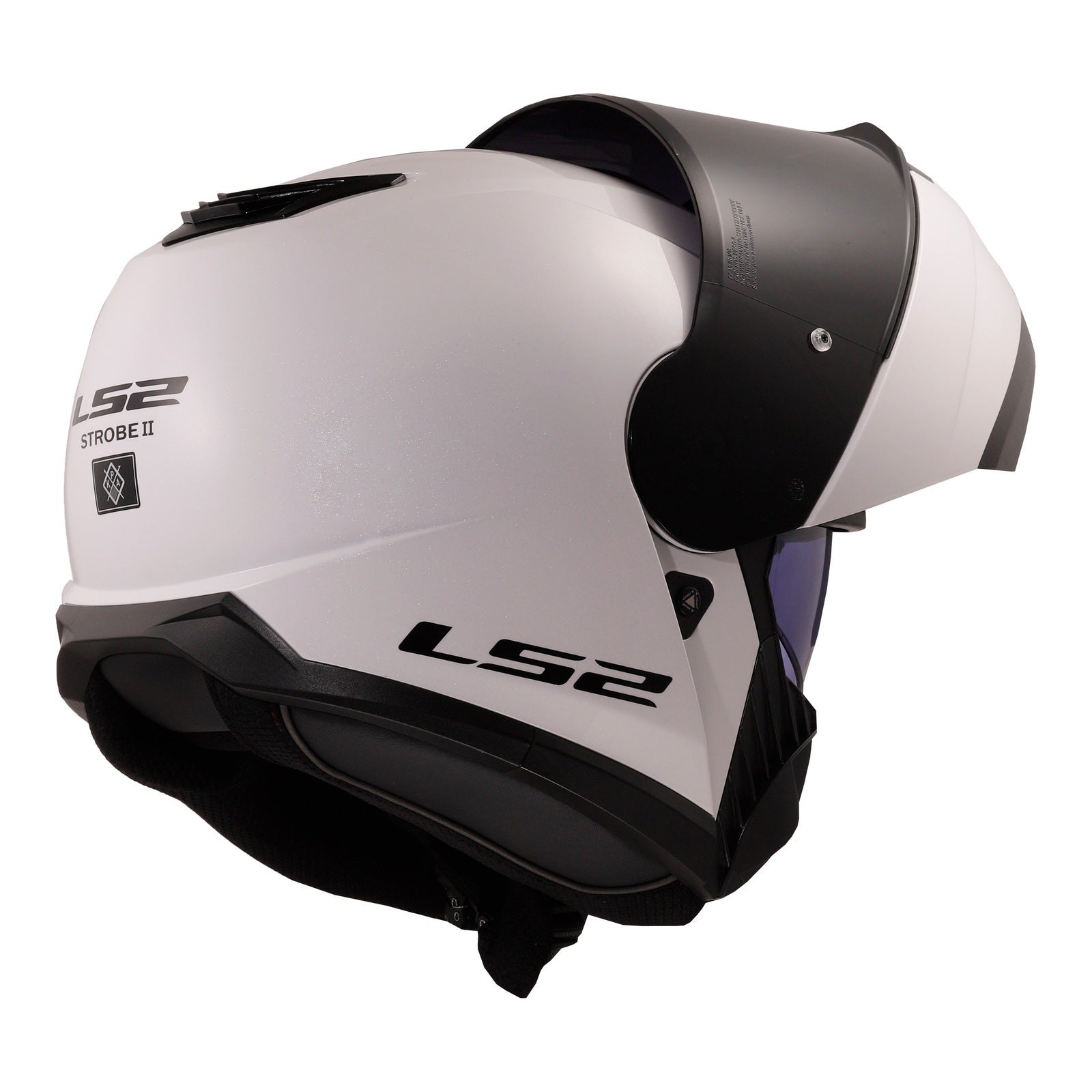 LS2 FF908 Strobe II Flip Front (S) - White 06 LS2FF9082WHTS#